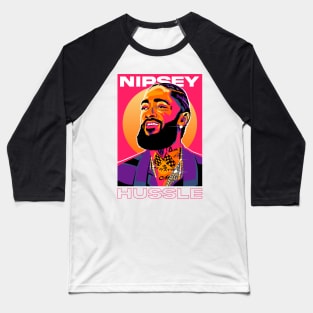 Nipsey Hussle Fanart Baseball T-Shirt